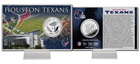 Houston Texans Silver Coin Card-0