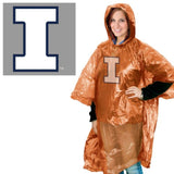 Illinois Fighting Illini Rain Poncho Special Order-0