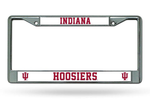 Indiana Hoosiers License Plate Frame Chrome