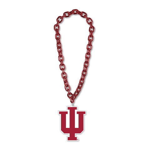 Indiana Hoosiers Necklace Big Fan Chain-0