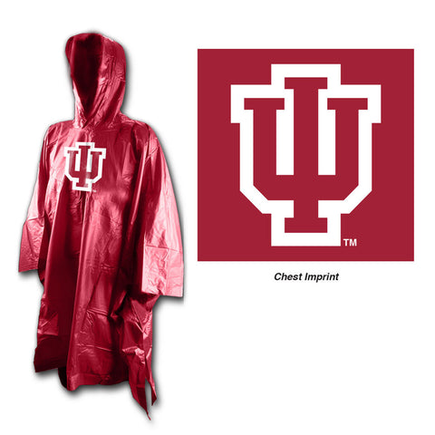 Indiana Hoosiers Rain Poncho Special Order-0