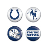 Indianapolis Colts Buttons 4 Pack-0