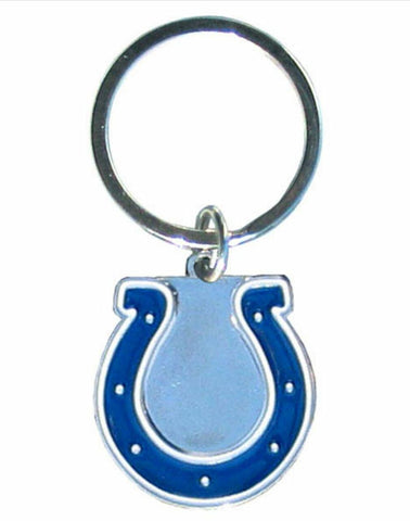 Indianapolis Colts Chrome Logo Cut Keychain