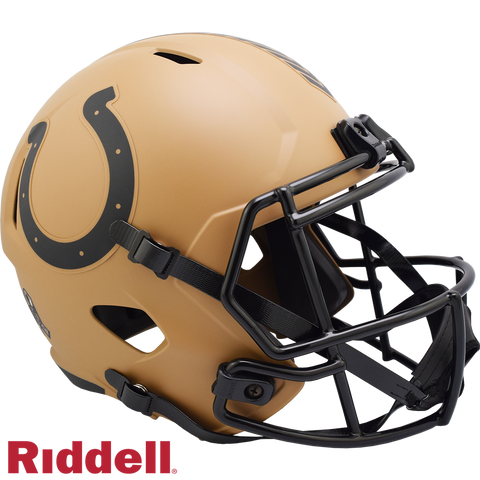 Indianapolis Colts Helmet Riddell Replica Full Size Speed Style Salute To Service 2023-0