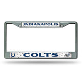 Indianapolis Colts License Plate Frame Chrome Printed Insert