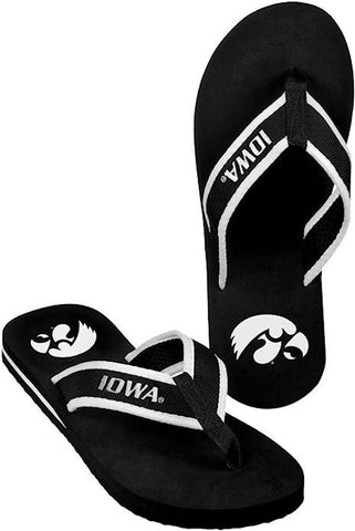 Iowa Hawkeyes Flip Flop - Men Contour - (1 Pair) - L-0