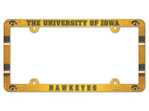 Iowa Hawkeyes License Plate Frame - Full Color-0