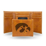 Iowa Hawkeyes Wallet Trifold Laser Engraved