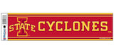 Iowa State Cyclones Bumper Sticker - Special Order