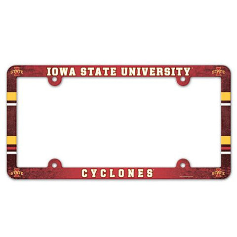 Iowa State Cyclones License Plate Frame - Full Color-0