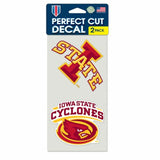 Iowa State Cyclones Set of 2 Die Cut Decals - Team Fan Cave