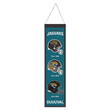 Jacksonville Jaguars Banner Wool 8x32 Heritage Evolution Design-0