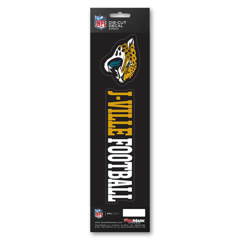 Jacksonville Jaguars Decal Die Cut Slogan Pack - Team Fan Cave