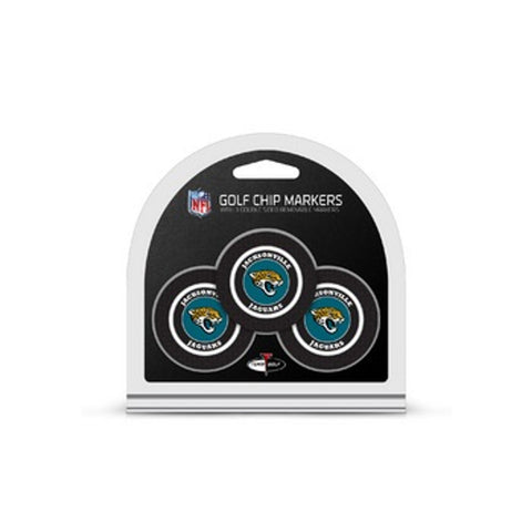 Jacksonville Jaguars Golf Chip with Marker 3 Pack-0