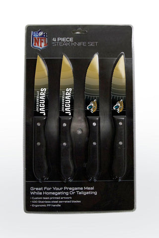 Jacksonville Jaguars Knife Set - Steak - 4 Pack