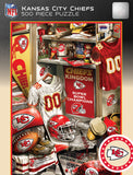 Kansas City Chiefs Puzzle 500 Piece Locker Room-0