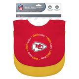 Kansas City Chiefs Baby Bib 2 Pack-0