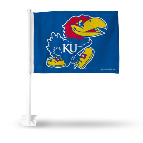 Kansas Jayhawks Flag Car