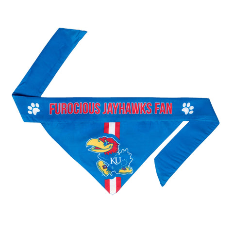 Kansas Jayhawks Pet Bandanna Size S - Special Order - Team Fan Cave