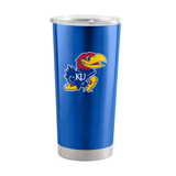 Kansas Jayhawks Travel Tumbler 20oz Stainless Steel-0