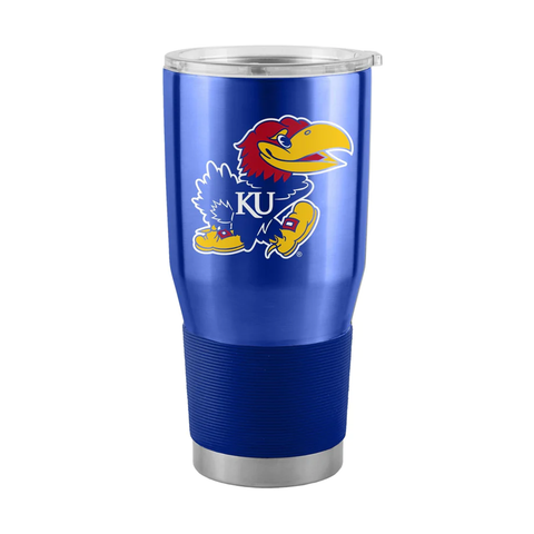 Kansas Jayhawks Travel Tumbler 30oz Stainless Steel-0