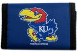 Kansas Jayhawks Wallet Nylon Trifold - Team Fan Cave