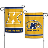 Kent State Golden Flashes Flag 12x18 Garden Style 2 Sided Special Order-0