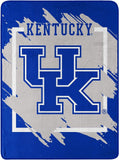 Kentucky Wildcats Blanket 46x60 Micro Raschel Dimensional Design Rolled-0