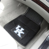 Kentucky Wildcats Heavy Duty 2-Piece Vinyl Car Mats