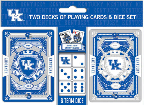 Kentucky Wildcats Playing Cards and Dice Set