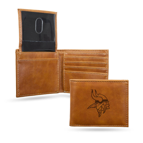 Minnesota Vikings Wallet Billfold Laser Engraved-0