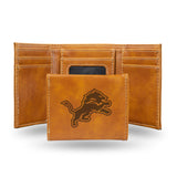 Detroit Lions Wallet Trifold Laser Engraved-0