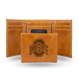 Ohio State Buckeyes Wallet Trifold Laser Engraved-0