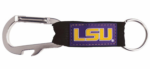 LSU Tigers Carabiner Keychain - Team Fan Cave