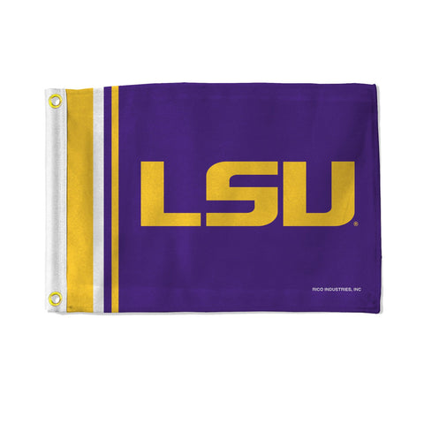 LSU Tigers Flag 12x17 Striped Utility-0