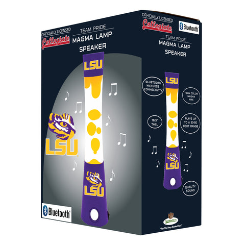 LSU Tigers Magma Lamp - Bluetooth Speaker-0