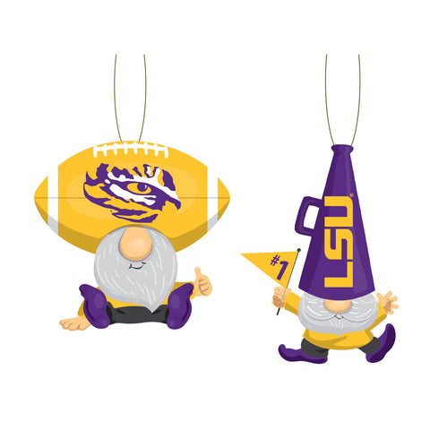 LSU Tigers Ornament Gnome Fan 2 Pack-0