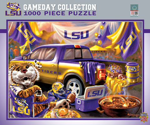 LSU Tigers Puzzle 1000 Piece Gameday Design-0