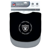 Las Vegas Raiders Baby Bib 2 Pack-0