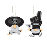 Las Vegas Raiders Ornament Gnome Fan 2 Pack-0