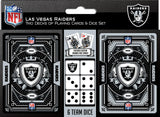 Las Vegas Raiders Playing Cards and Dice Set