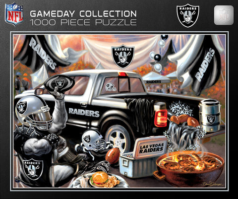 Las Vegas Raiders Puzzle 1000 Piece Gameday Design-0