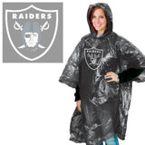 Las Vegas Raiders Rain Poncho-0