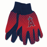 Los Angeles Angels of Anaheim Two Tone Gloves - Adult Size-0