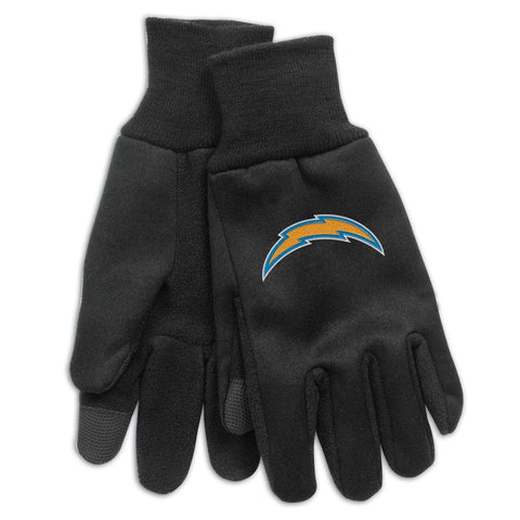 Los Angeles Chargers Gloves Technology Style Adult Size-0