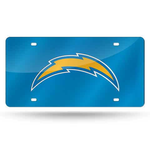 Los Angeles Chargers License Plate Laser Cut Blue - Team Fan Cave