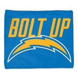 Los Angeles Chargers Towel 15x18 Rally Style Full Color-0