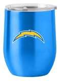 Los Angeles Chargers Travel Tumbler 16oz Stainless Steel Curved-0