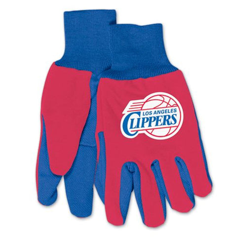 Los Angeles Clippers Two Tone Gloves - Adult - Special Order-0