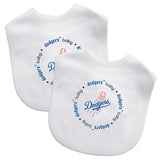 Los Angeles Dodgers Baby Bib 2 Pack-0